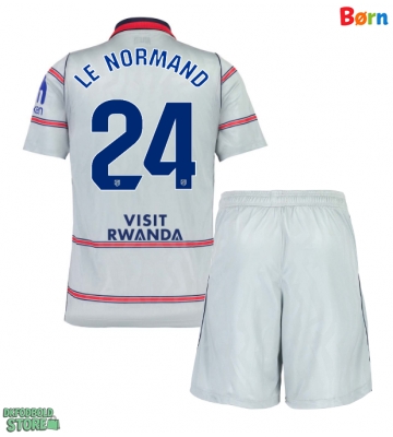 Atletico Madrid Robin Le Normand #24 Replika Babytøj Tredje sæt Børn 2026-27 Kortærmet (+ Korte bukser)